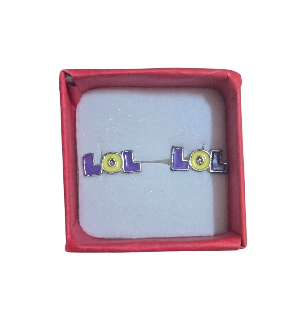 LOL‎ Kids Earrings with Silver Back